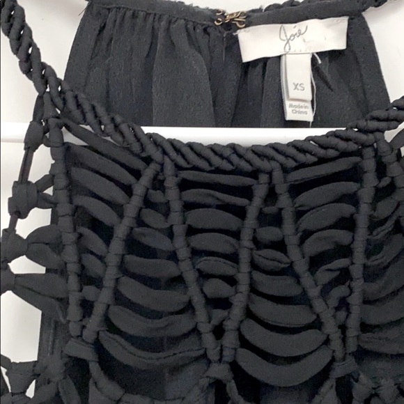 Joie Montara Macramé Sleeveless Silk Top - Picture 9 of 14